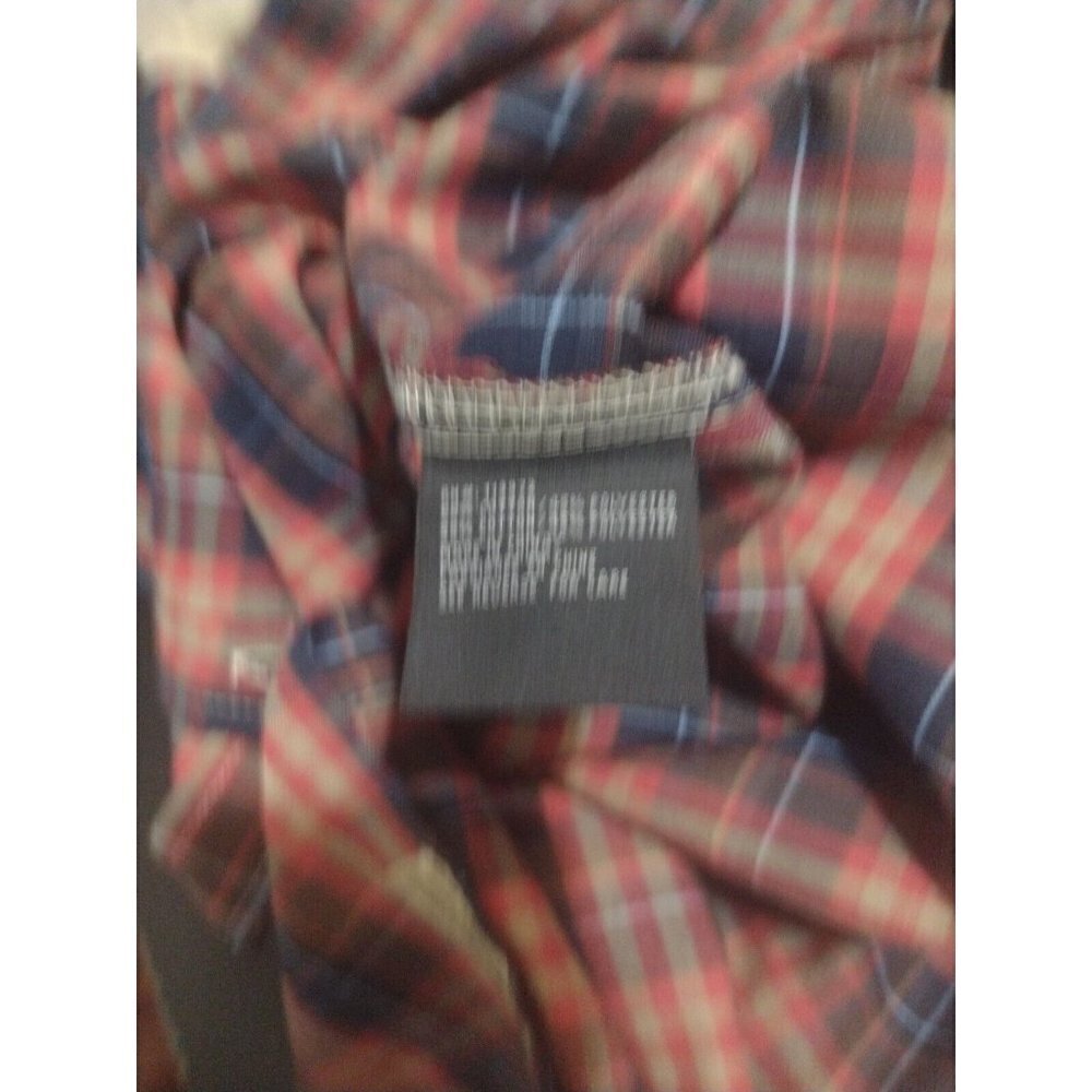 Men's Pride of The Nation Long Sleeve MultiColor Button Shirt 2XL Elbow Patch - Picture 9 of 11